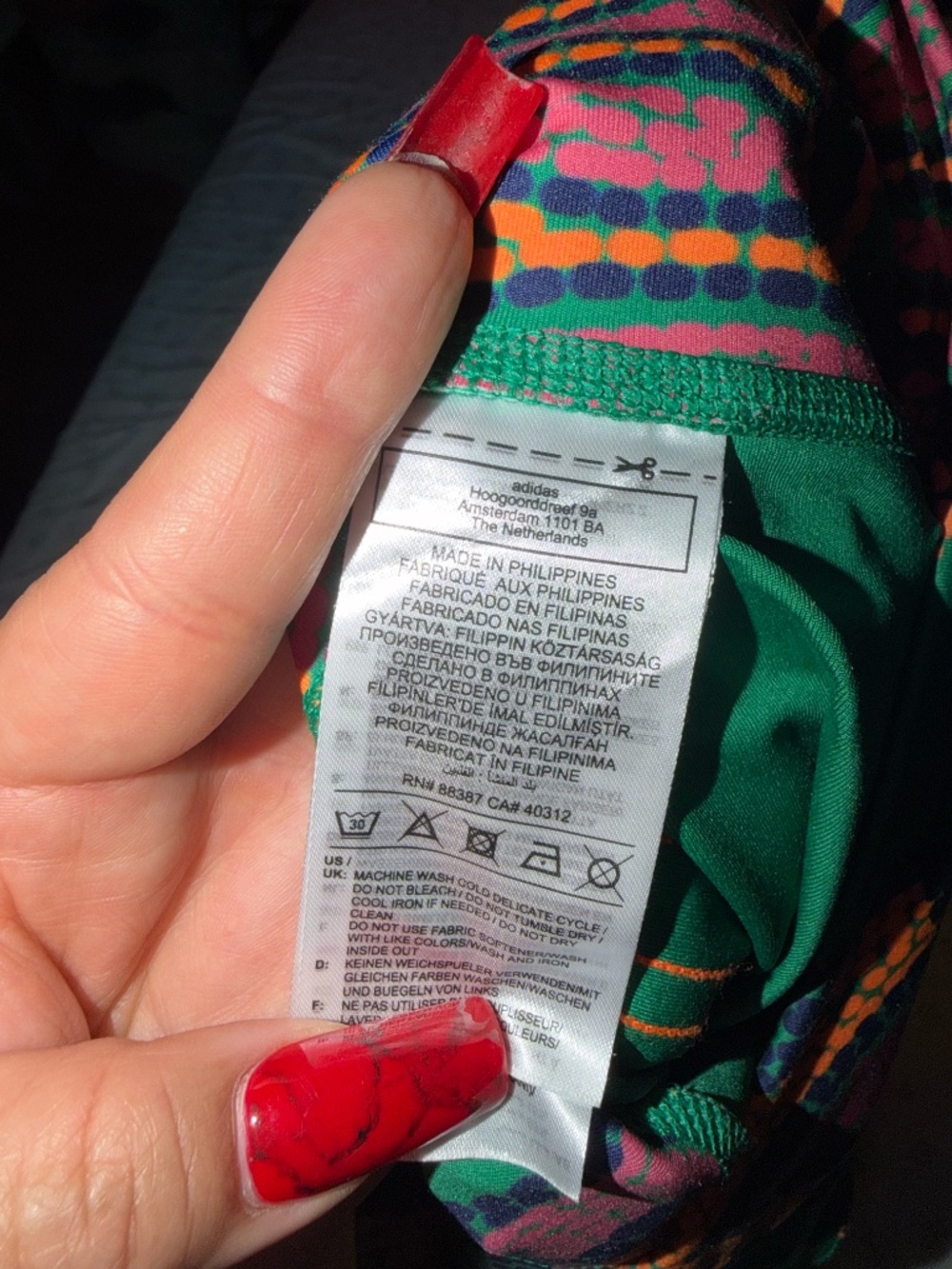 Adidas x Farm Rio Training Essentials 7/8 Leggings - Picture 6 of 6